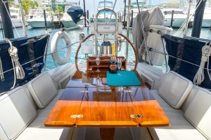 cockpit, Tartan 42, sailboat for sale