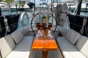 helm, Tartan 42, sailboat for sale