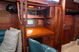 navigation station, Tartan 42, sailboat for sale