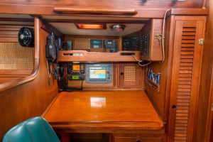 navigation station, Tartan 42, sailboat for sale