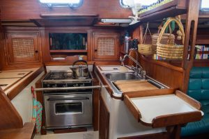 interior, Tartan 42, sailboat for sale