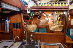 interior, Tartan 42, sailboat for sale