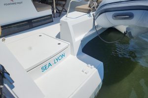 deck, FP 40 Lucia, catamaran for sale