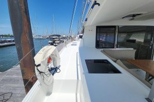 deck, FP 40 Lucia, catamaran for sale