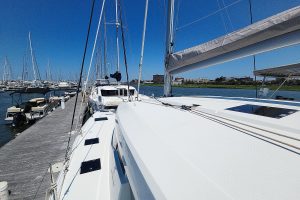 deck, FP 40 Lucia, catamaran for sale