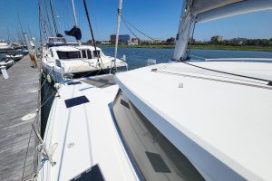 deck, FP 40 Lucia, catamaran for sale