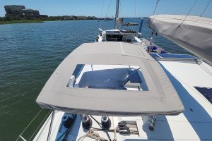 deck, FP 40 Lucia, catamaran for sale