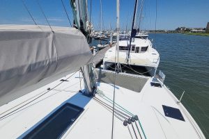 deck, FP 40 Lucia, catamaran for sale