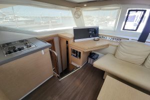 navigation station, FP 40 Lucia, catamaran for sale