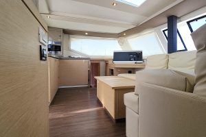 salon, FP 40 Lucia, catamaran for sale
