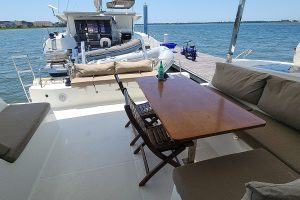 cockpit, FP 40 Lucia, catamaran for sale