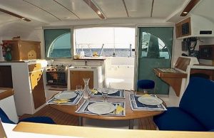 salon, Lagoon 380, catamaran for sale