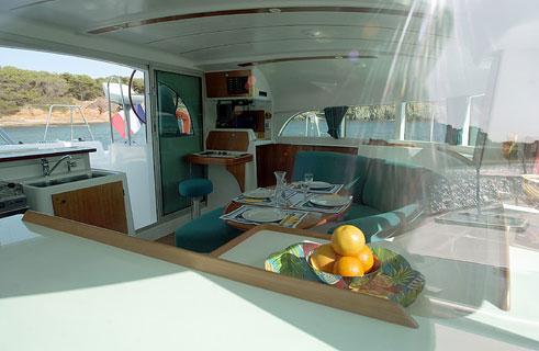 salon, Lagoon 380, catamaran for sale