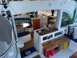cockpit, Lagoon 380, catamaran for sale