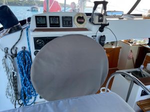 helm, Lagoon 380, catamaran for sale