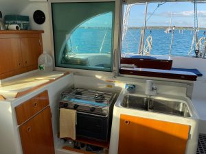 interior, Lagoon 380, catamaran for sale