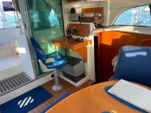 navigation station, Lagoon 380, catamaran for sale
