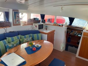 salon, Lagoon 380, catamaran for sale