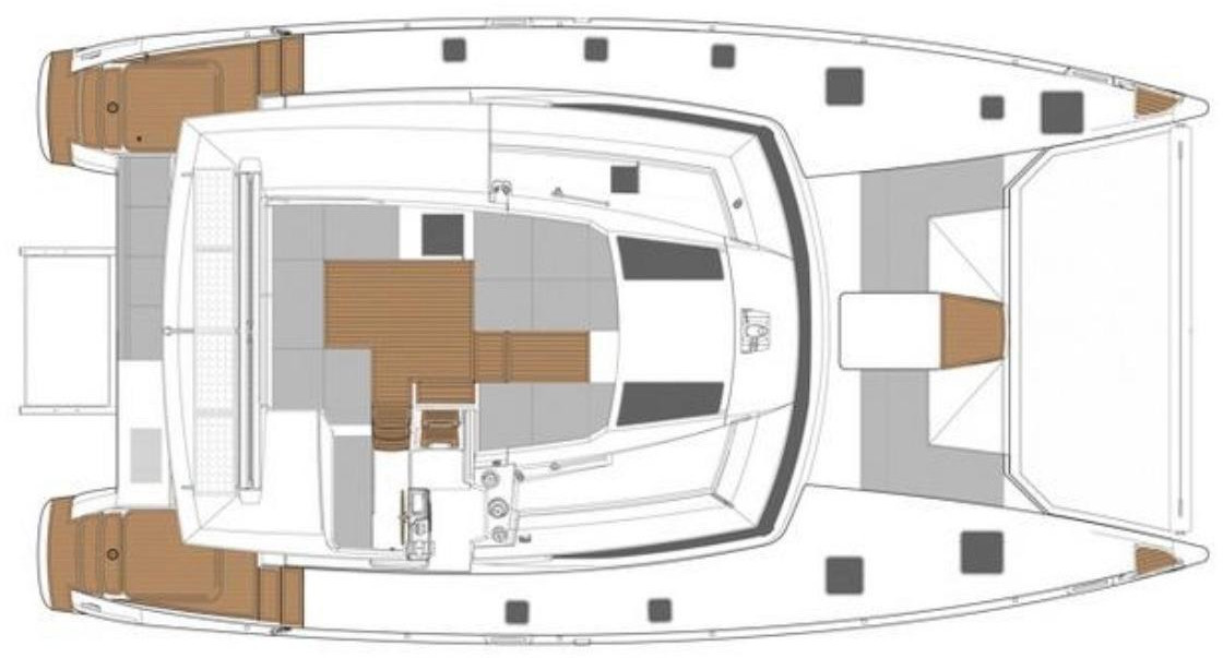 diagram, FP 50 Saba, catamaran for sale