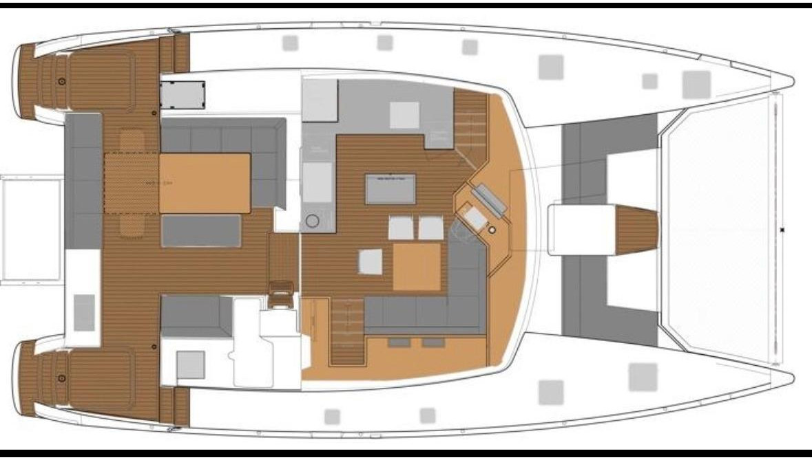 diagram, FP 50 Saba, catamaran for sale