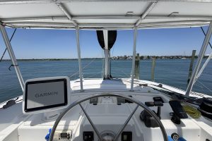 helm, Lagoon 440, catamaran for sale