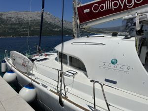 deck, Lagoon 380, catamaran for sale