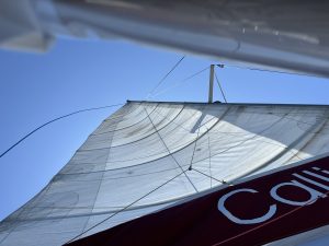 underway, Lagoon 380, catamaran for sale