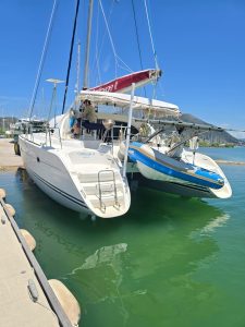 exterior, Lagoon 380, catamaran for sale