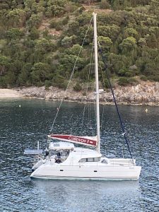 exterior, Lagoon 380, catamaran for sale