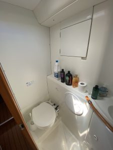 bath, Lagoon 380, catamaran for sale