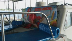 cockpit, Great Harbour TT35, trawler for sale