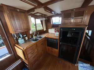 interior, Monk 36, trawler for sale