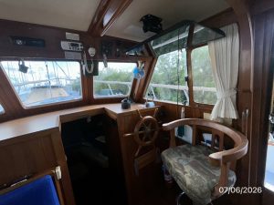 navigation station, Monk 36, trawler for sale