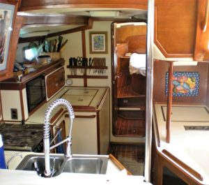 interior, Irwin, sailboat for sale