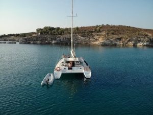 exterior, Alex Simonis, catamaran for sale