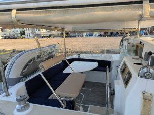 cockpit, Alex Simonis, catamaran for sale