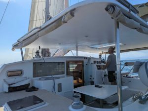cockpit, Alex Simonis, catamaran for sale