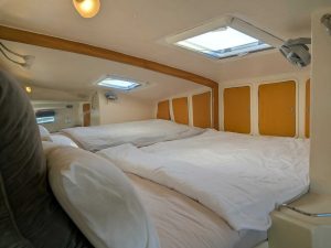 bed, Alex Simonis, catamaran for sale