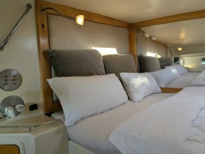 bed, Alex Simonis, catamaran for sale