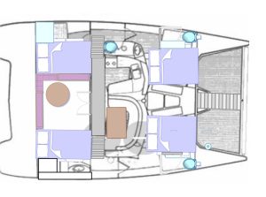 diagram, Alex Simonis, catamaran for sale