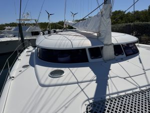 deck, FP 48 Salina, catamaran for sale