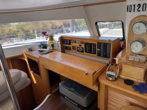 navigation station, FP 48 Salina, catamaran for sale