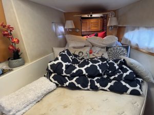 bed, FP 48 Salina, catamaran for sale