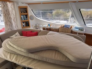 salon, FP 48 Salina, catamaran for sale