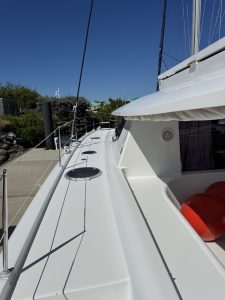 deck, FP 48 Salina, catamaran for sale