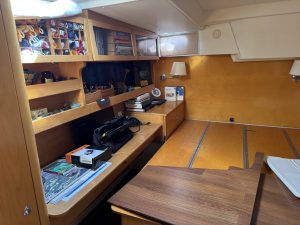 navigation station, FP 48 Salina, catamaran for sale