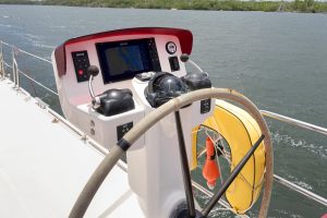 helm, Catana 582, catamaran for sale