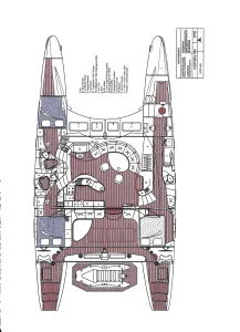 Catana 582 layout drawing 2