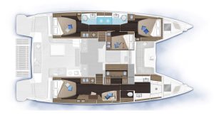 Lagoon 51 layout drawing 1