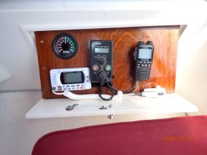 helm, Ocean Alexander 42, trawler for sale